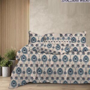 8X8 BEDSHEETS WITH 2 PILLOW COVERS